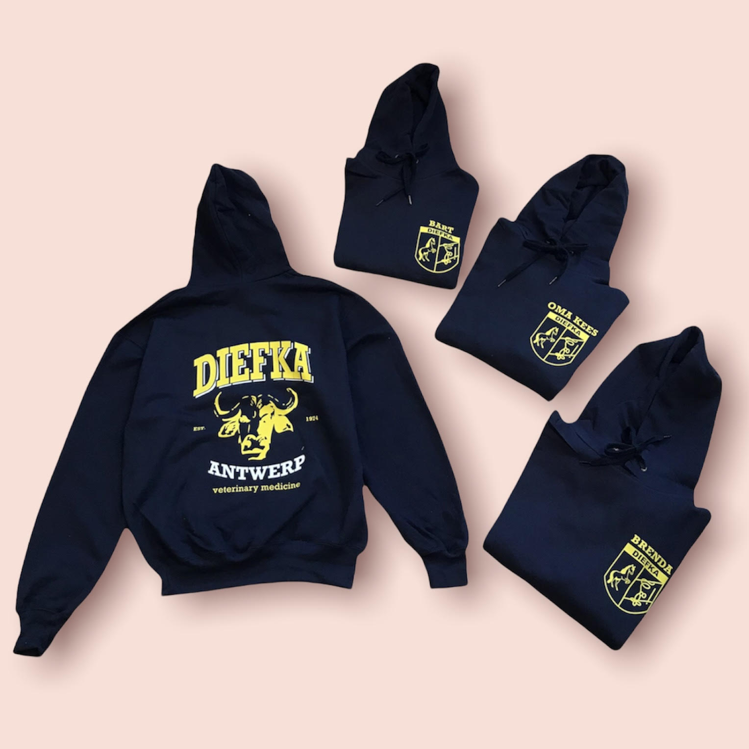 truien diefka logo studentenclub bedrukken